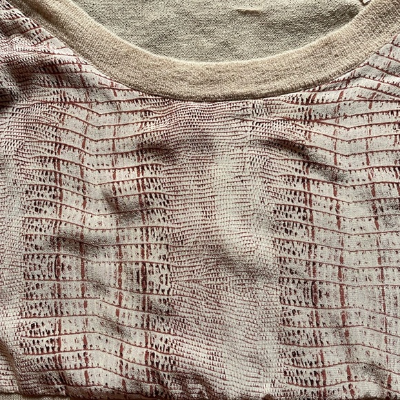 Funky light pink snakeskin print sweater by See by Chloe. - Picture 3 of 3